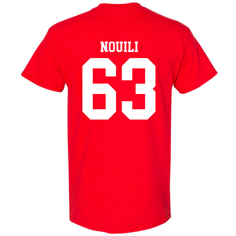 Nebraska - NCAA Football : Nouredin Nouili - Short Sleeve T-Shirt