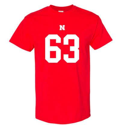Nebraska - NCAA Football : Nouredin Nouili - Short Sleeve T-Shirt