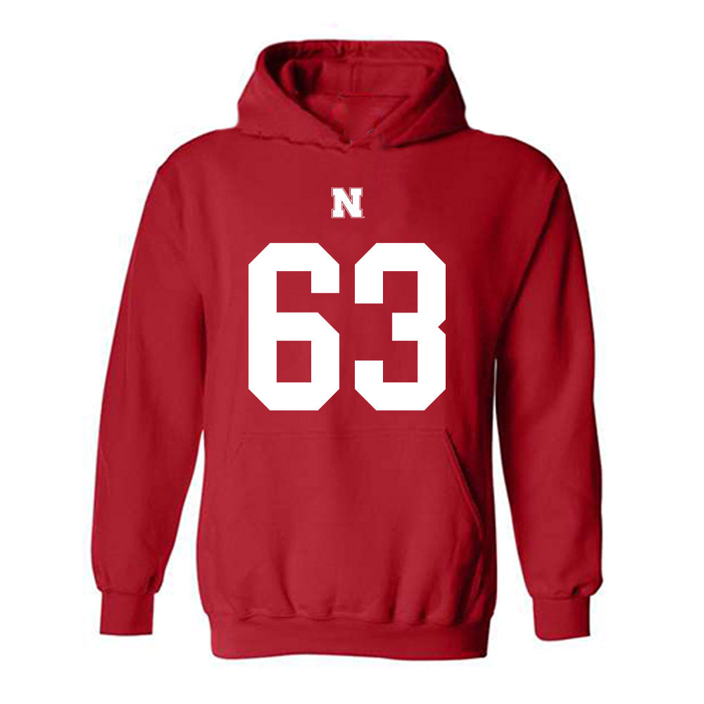 Nebraska - NCAA Football : Nouredin Nouili - Hooded Sweatshirt