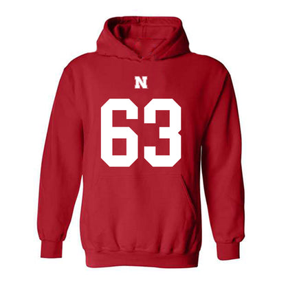 Nebraska - NCAA Football : Nouredin Nouili - Hooded Sweatshirt