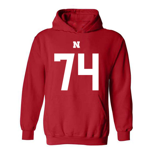 Nebraska - NCAA Football : Brock Knutson - Hooded Sweatshirt