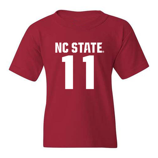 NC State - NCAA Women's Basketball : Madison Cox - Youth T-Shirt Classic Shersey