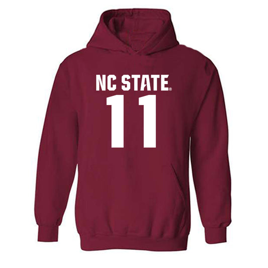 NC State - NCAA Women's Basketball : Madison Cox - Hooded Sweatshirt Classic Shersey