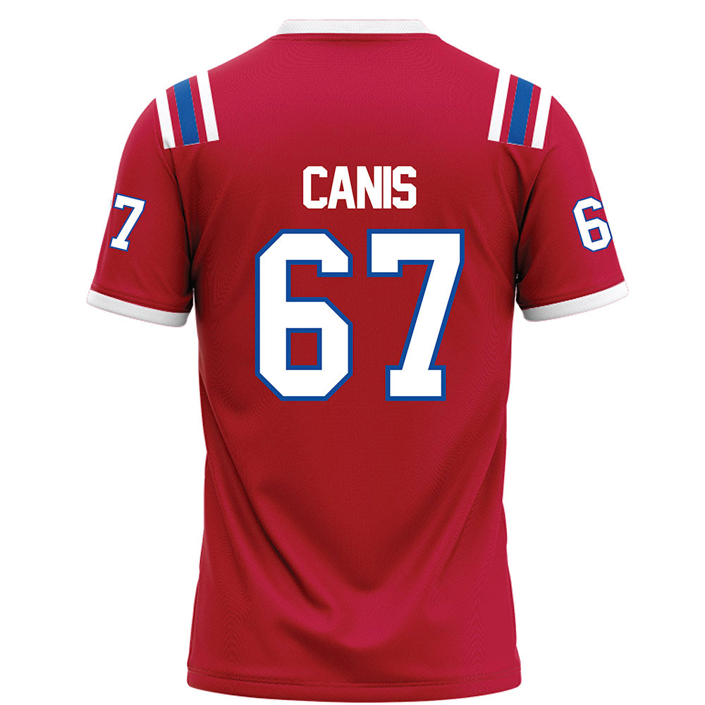 LA Tech - NCAA Football : Brett Canis - Red Jersey