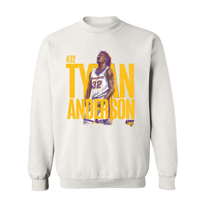 Northern Iowa - NCAA Men's Basketball : Tytan Anderson Illustration Sweatshirt