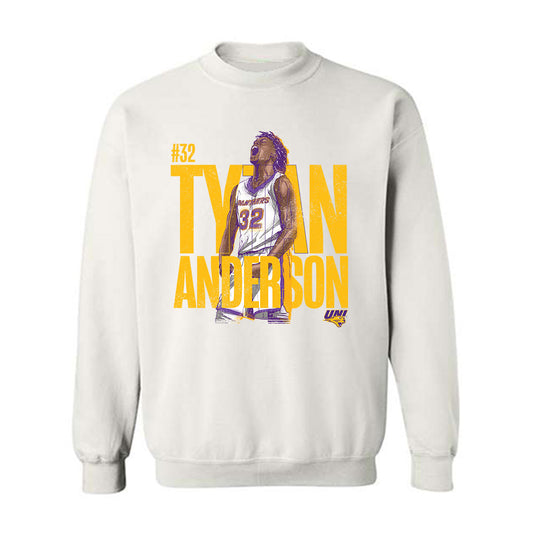Northern Iowa - NCAA Men's Basketball : Tytan Anderson Illustration Sweatshirt
