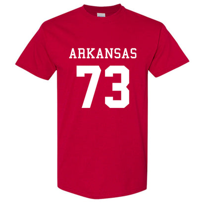 Arkansas - NCAA Football : Brooks Edmonson Away Shersey Short Sleeve T-Shirt
