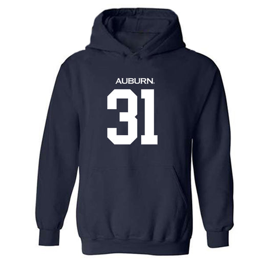 Auburn - NCAA Football : Justin Gordon Replica Shersey Hooded Sweatshirt