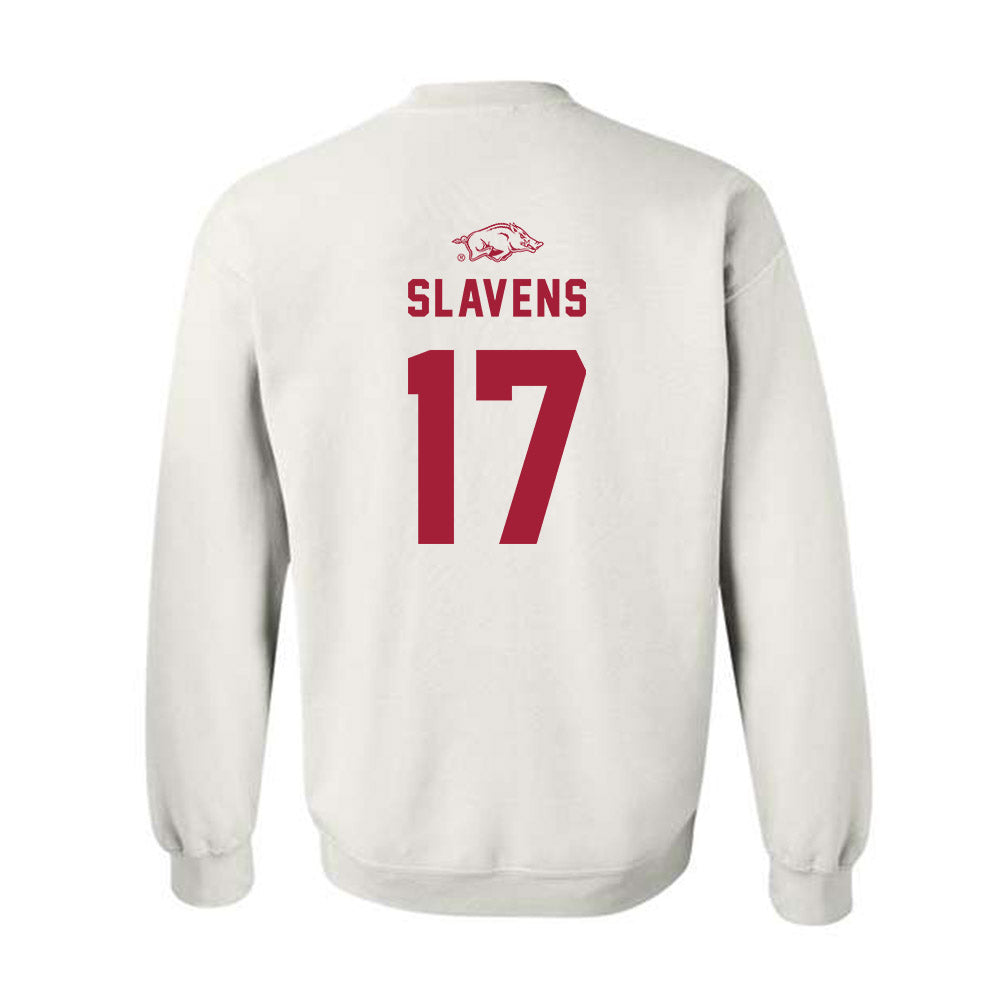 Arkansas - NCAA Baseball : Brady Slavens - Crewneck Sweatshirt Replica Shersey