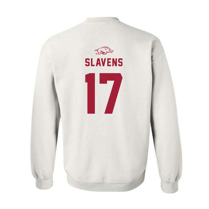Arkansas - NCAA Baseball : Brady Slavens - Crewneck Sweatshirt Replica Shersey