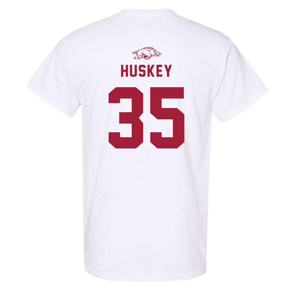 Arkansas - NCAA Baseball : Jordan Huskey - T-Shirt Replica Shersey