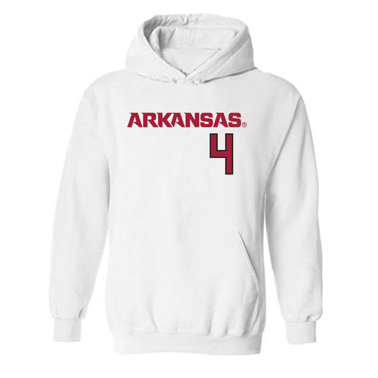 Arkansas - NCAA Softball : Reis Beuerlein - Hooded Sweatshirt Replica Shersey