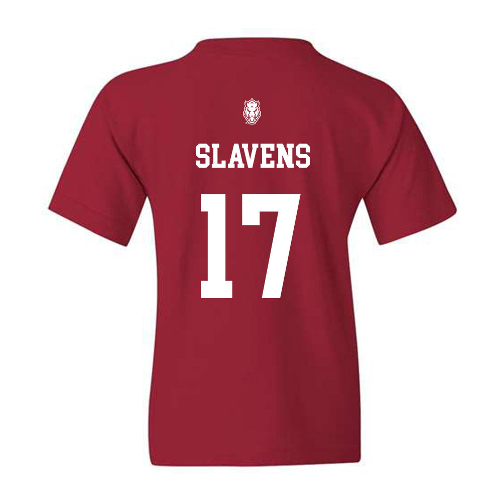 Arkansas - NCAA Baseball : Brady Slavens - Youth T-Shirt Classic Shersey