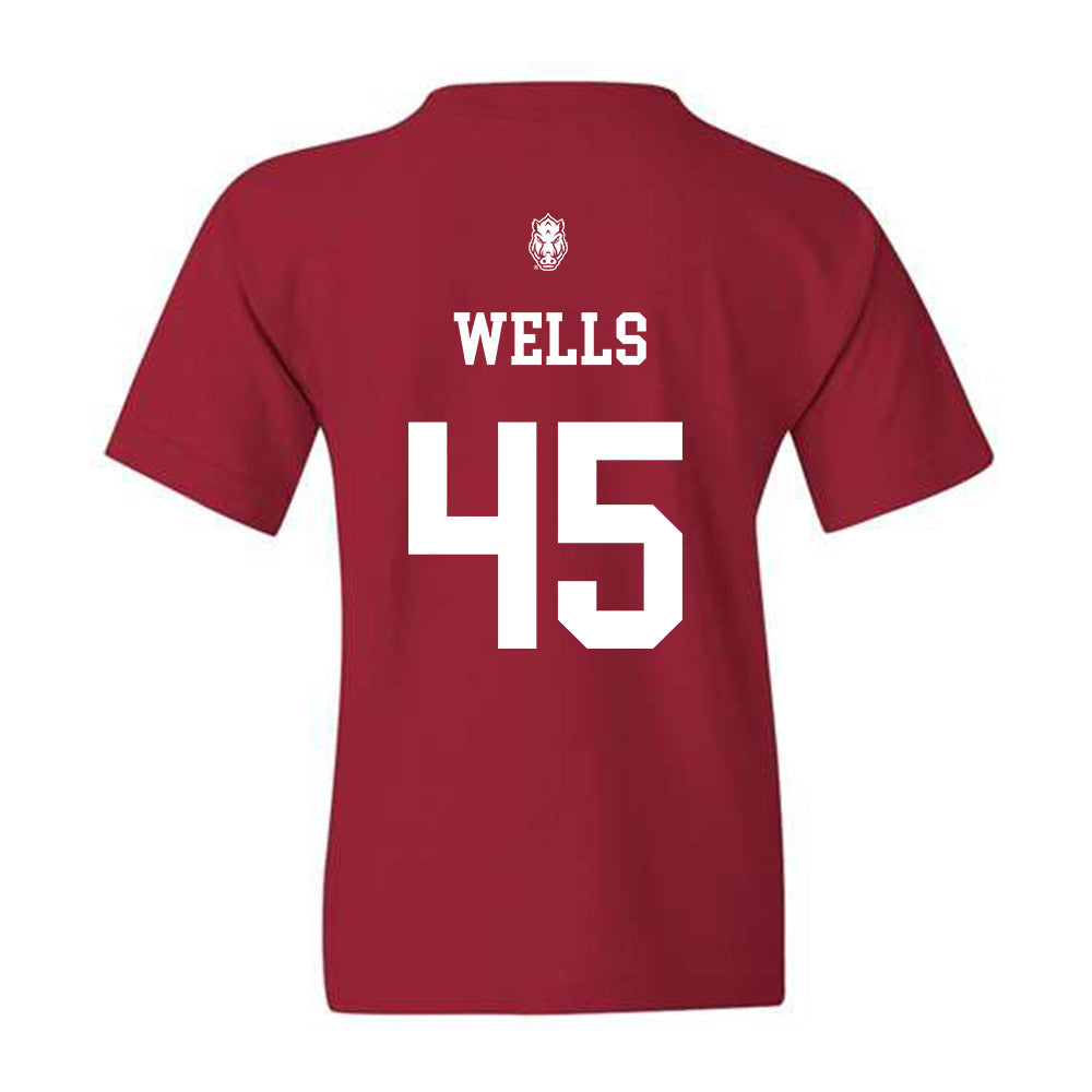 Arkansas - NCAA Softball : Jayden Wells - Youth T-Shirt Classic Shersey