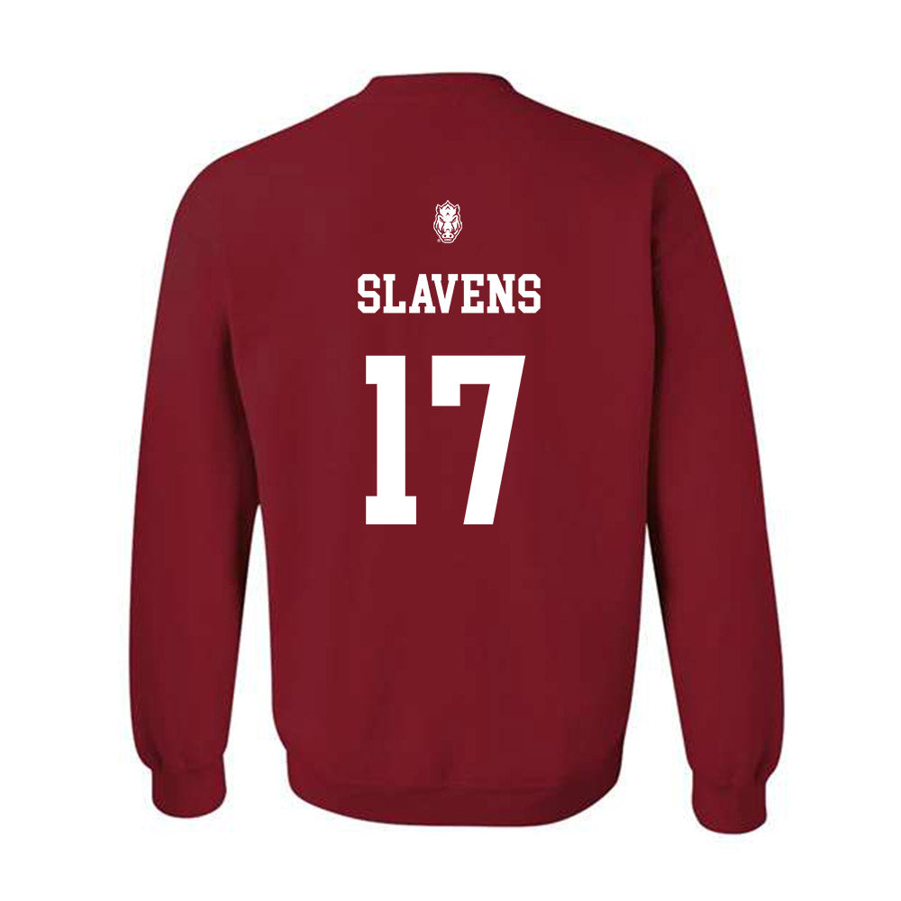 Arkansas - NCAA Baseball : Brady Slavens - Crewneck Sweatshirt Classic Shersey