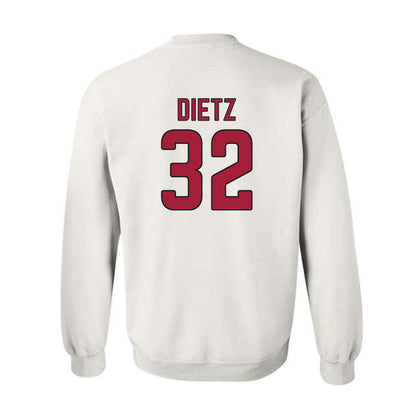 Arkansas - NCAA Baseball : Hunter Dietz - Crewneck Sweatshirt Sports Shersey