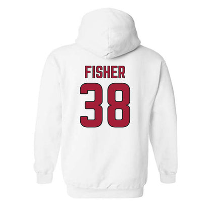 Arkansas - NCAA Baseball : Colin Fisher - Hooded Sweatshirt Sports Shersey