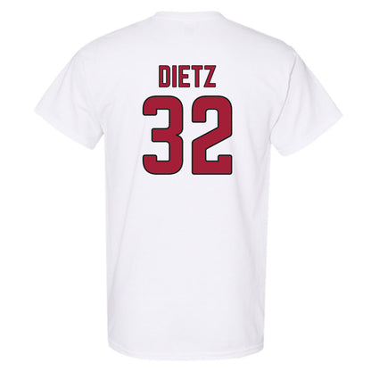 Arkansas - NCAA Baseball : Hunter Dietz - T-Shirt Sports Shersey
