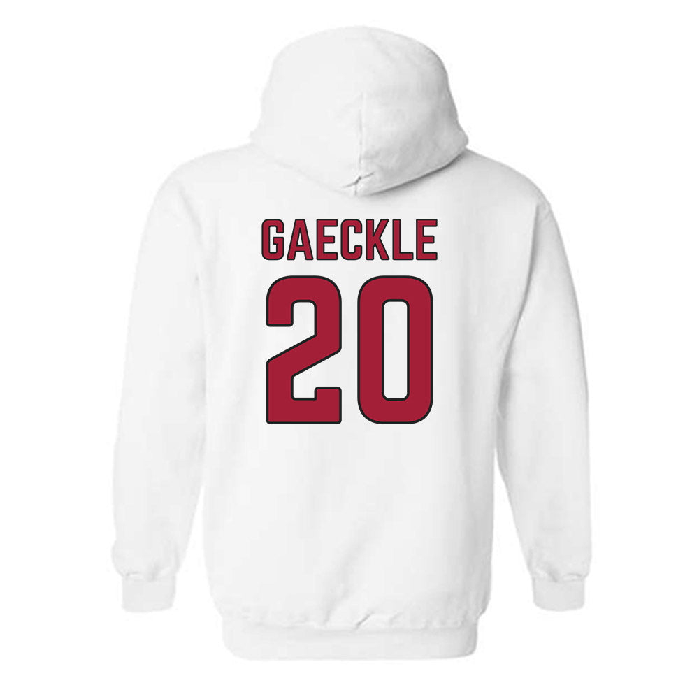 Arkansas - NCAA Baseball : Gabe Gaeckle - Hooded Sweatshirt Sports Shersey