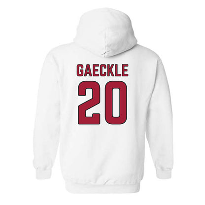 Arkansas - NCAA Baseball : Gabe Gaeckle - Hooded Sweatshirt Sports Shersey