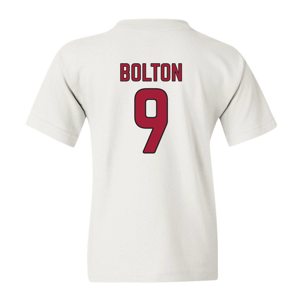 Arkansas - NCAA Baseball : John Bolton - Youth T-Shirt Sports Shersey