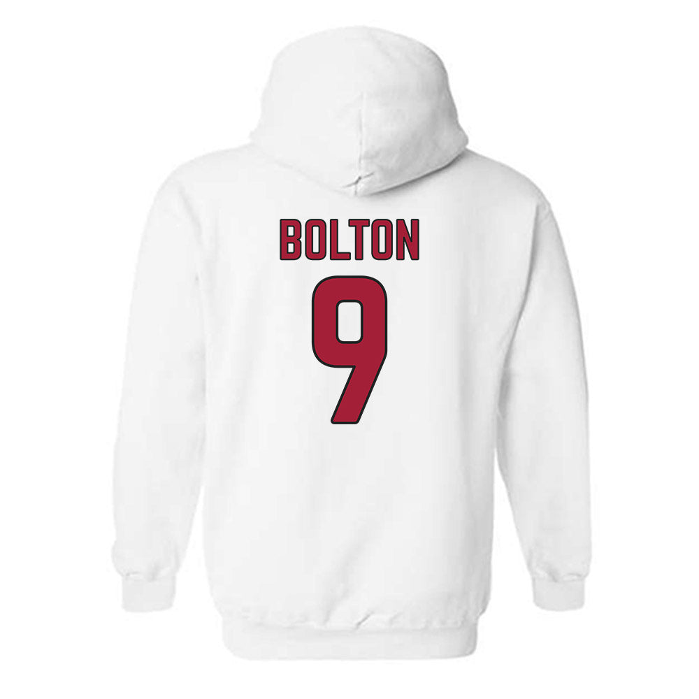 Arkansas - NCAA Baseball : John Bolton - Hooded Sweatshirt Sports Shersey