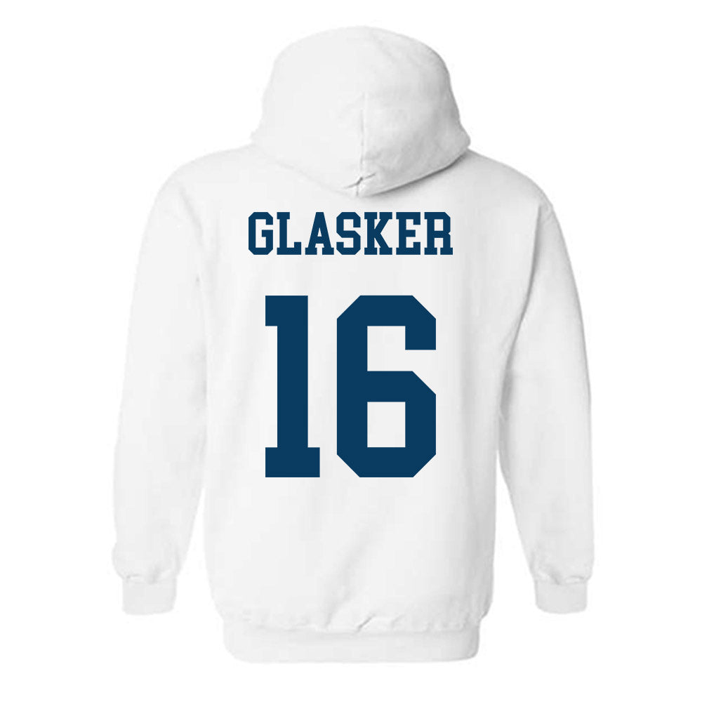 BYU - NCAA Football : Isaiah Glasker Home Shersey Hooded Sweatshirt