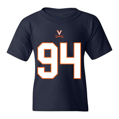 Virginia - NCAA Football : Hayden Rollison - Shersey Youth T-Shirt