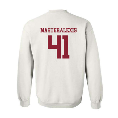 UMass - NCAA Baseball : Justin Masteralexis - Crewneck Sweatshirt Replica Shersey