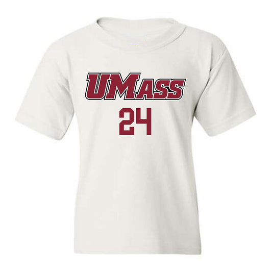 UMass - NCAA Baseball : Matt Travisano - Youth T-Shirt Replica Shersey