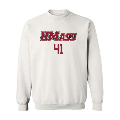 UMass - NCAA Baseball : Justin Masteralexis - Crewneck Sweatshirt Replica Shersey