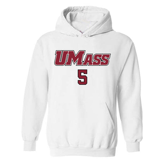 UMass - NCAA Softball : Riley Kairer - Hooded Sweatshirt Replica Shersey