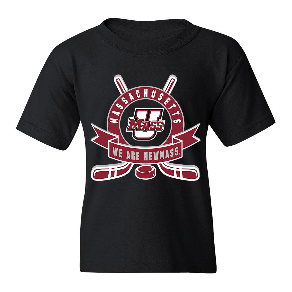 UMass - NCAA Men's Ice Hockey : Jack Musa - Youth T-Shirt Sports Shersey