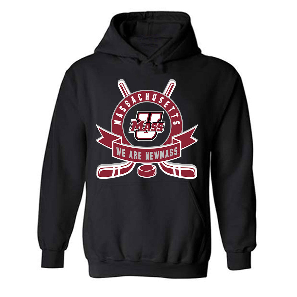 UMass - NCAA Men's Ice Hockey : Owen Murray - Hooded Sweatshirt Sports Shersey