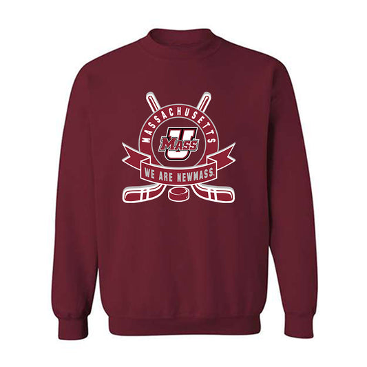 UMass - NCAA Men's Ice Hockey : Nick Vantassell - Crewneck Sweatshirt Sports Shersey