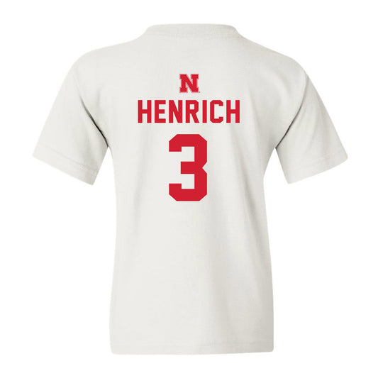 Nebraska - NCAA Football : Nick Henrich - Youth T-Shirt Sports Shersey