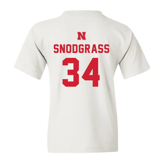 Nebraska - NCAA Football : Garrett Snodgrass - Youth T-Shirt Sports Shersey