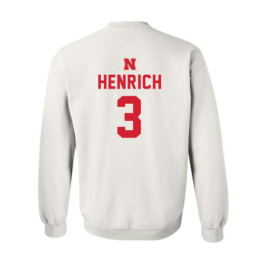 Nebraska - NCAA Football : Nick Henrich - Crewneck Sweatshirt Sports Shersey