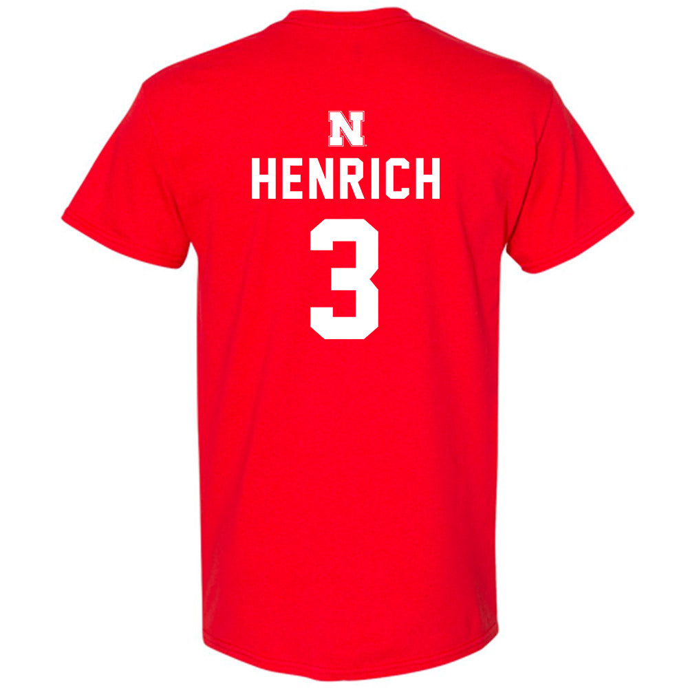 Nebraska - NCAA Football : Nick Henrich - T-Shirt Replica Shersey
