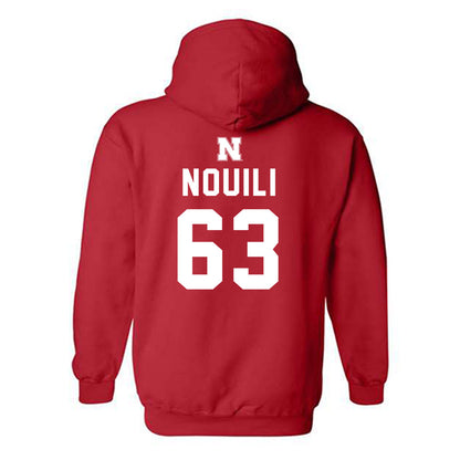Nebraska - NCAA Football : Nouredin Nouili - Hooded Sweatshirt