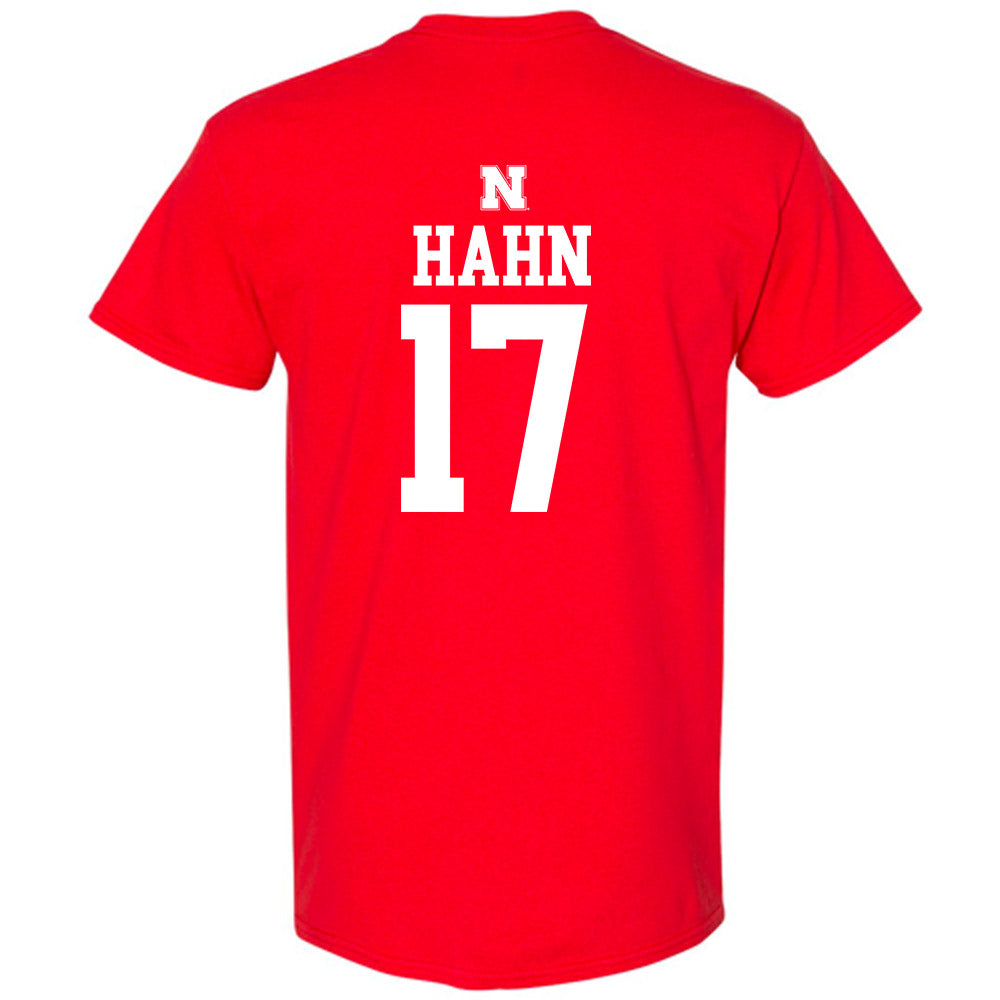 Nebraska - NCAA Football : Ty Hahn - Generic Red Shersey Short Sleeve T-Shirt