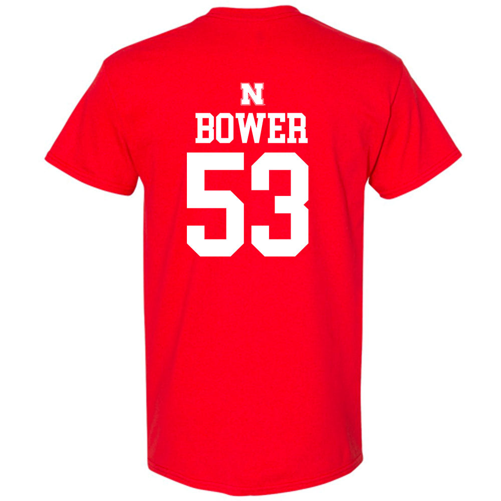 Nebraska - NCAA Football : Jacob Bower - T-Shirt Classic Shersey