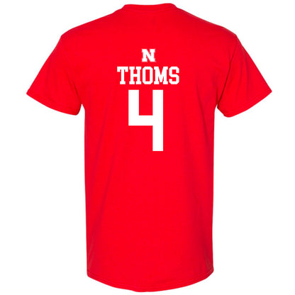 Nebraska - NCAA Softball : Malia Thoms - T-Shirt Classic Shersey