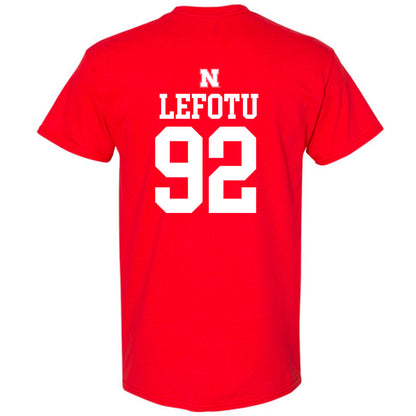 Nebraska - NCAA Football : Sua Lefotu - Short Sleeve T-Shirt
