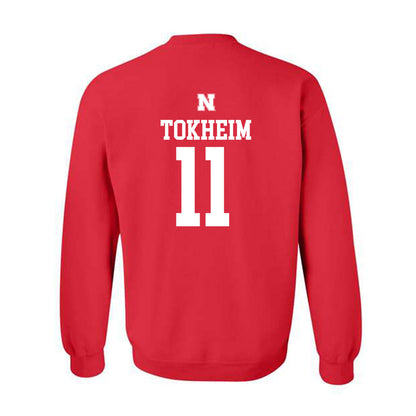 Nebraska - NCAA Softball : Talia Tokheim - Crewneck Sweatshirt Classic Shersey