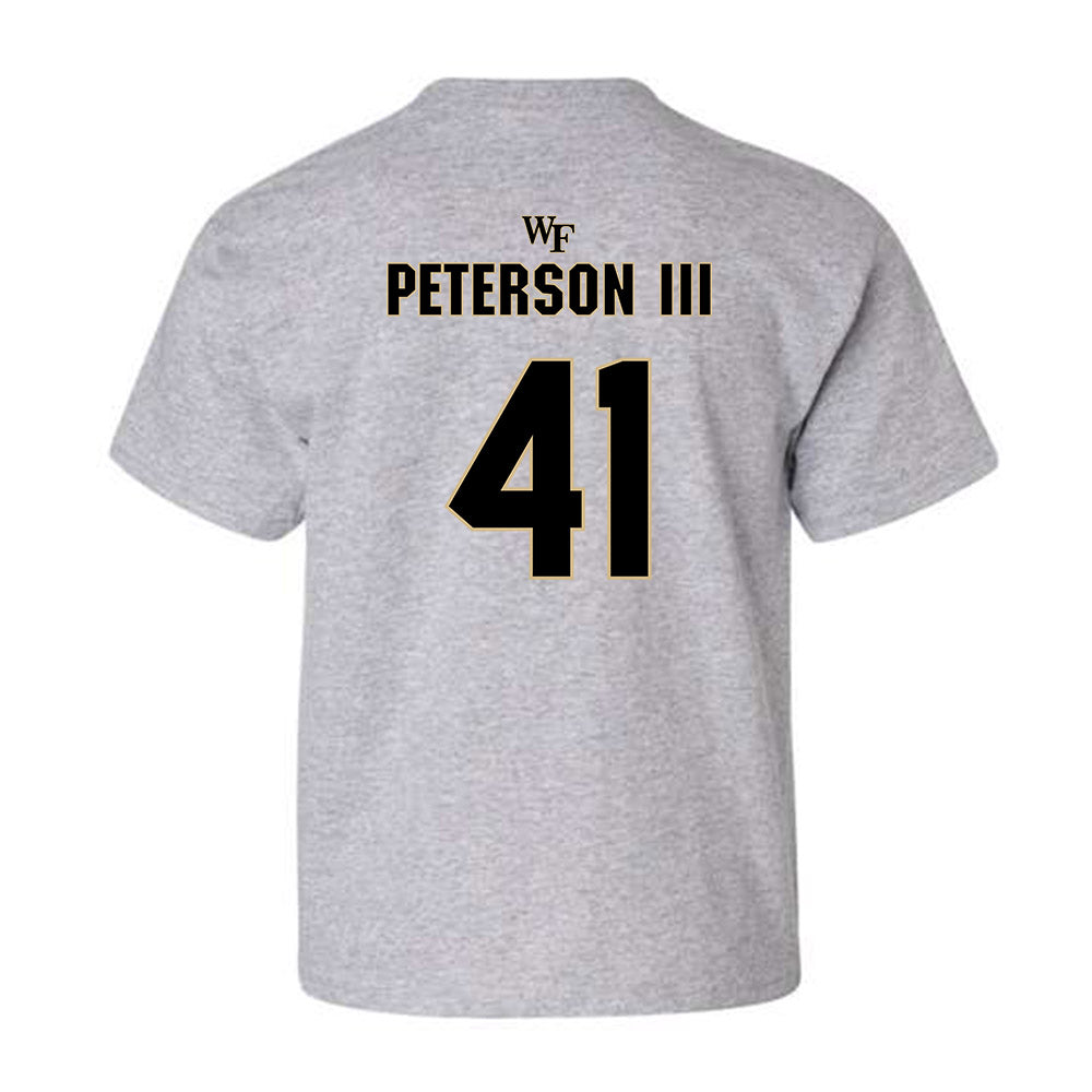 Wake Forest - NCAA Football : John Peterson III Youth T-Shirt
