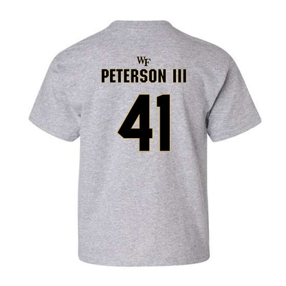 Wake Forest - NCAA Football : John Peterson III Youth T-Shirt