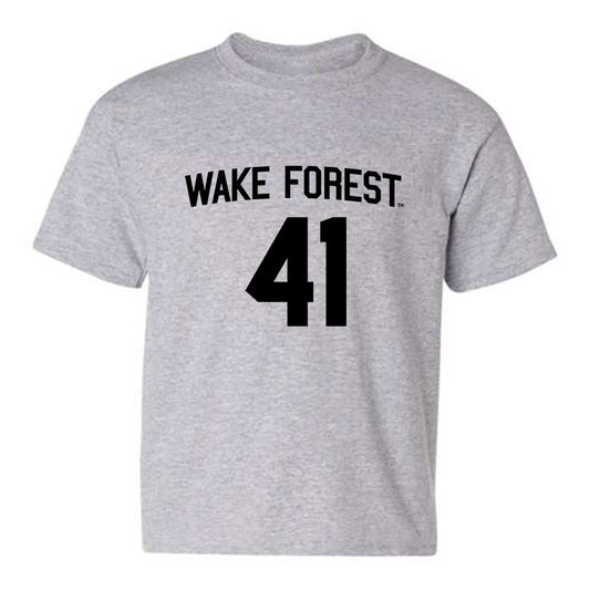 Wake Forest - NCAA Football : John Peterson III - Youth T-Shirt