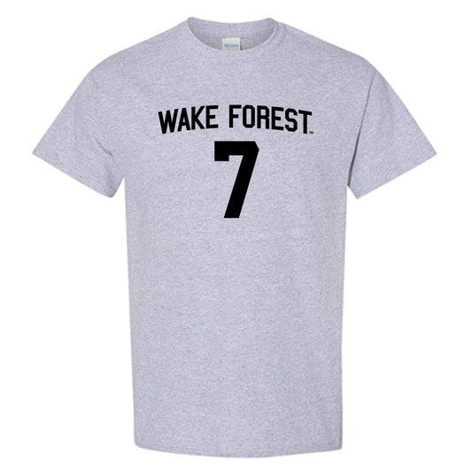 Wake Forest - NCAA Men's Soccer : Nico Rabiu Short Sleeve T-Shirt