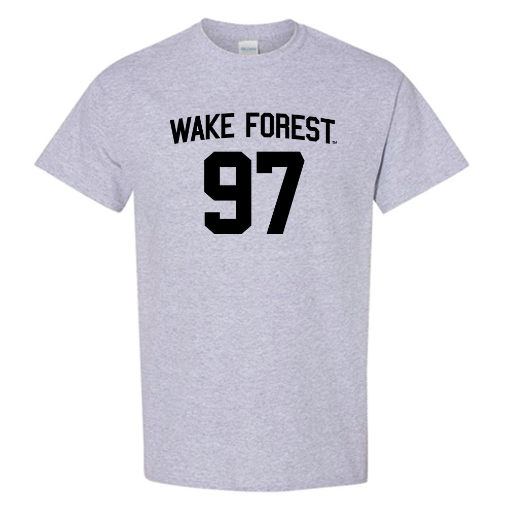 Wake Forest - NCAA Football : Caleb Carlson - Short Sleeve T-Shirt